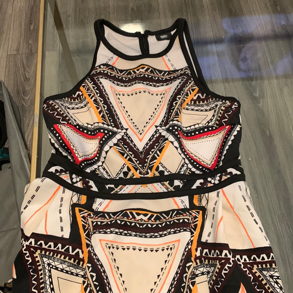 Scuba fabric dress